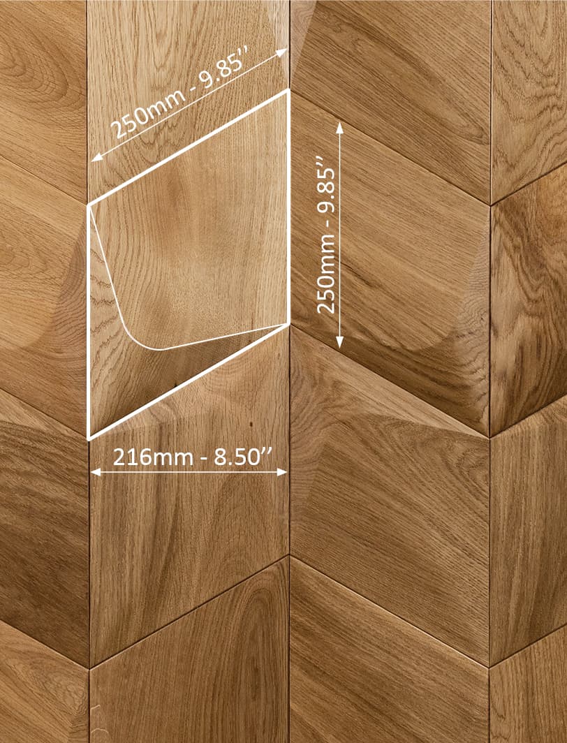 Caro Plus 3D Paneel dimension sheets